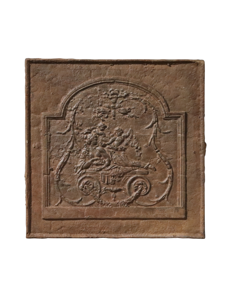 Maison Leon Van den Bogaert Plaque De Foyer Élégante En Fonte