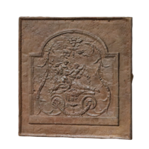 Maison Leon Van den Bogaert Plaque De Foyer Élégante En Fonte