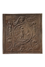 Maison Leon Van den Bogaert Dame De Plaque De Cheminée Avec Miroir