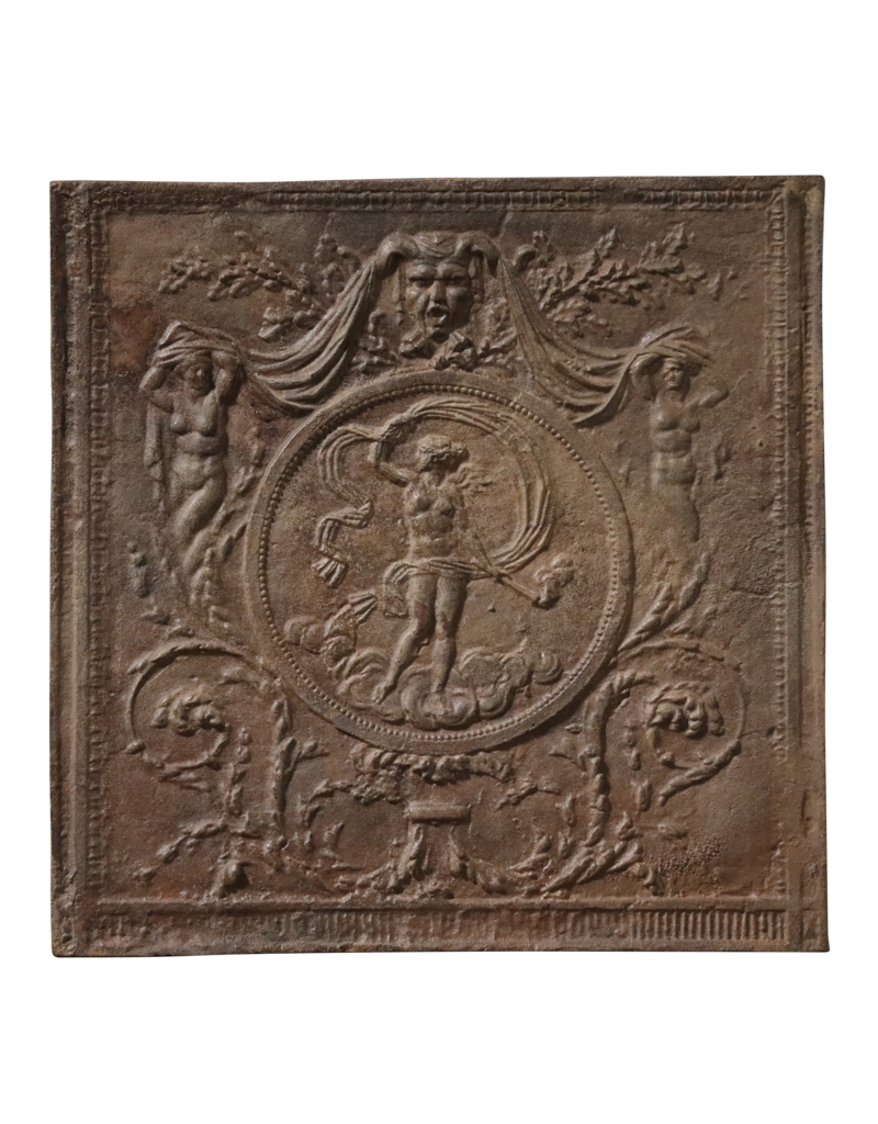 Maison Leon Van den Bogaert Dame De Plaque De Cheminée Avec Miroir