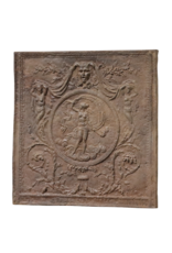 Maison Leon Van den Bogaert Dame De Plaque De Cheminée Avec Miroir