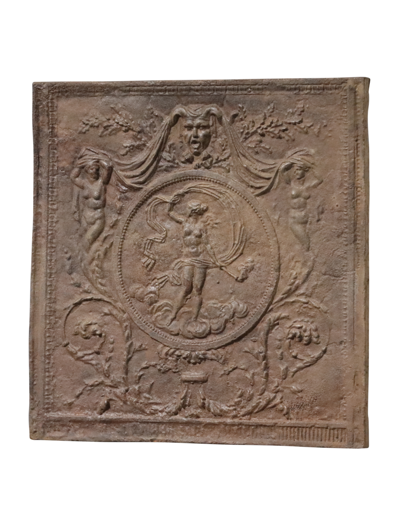 Maison Leon Van den Bogaert Dame De Plaque De Cheminée Avec Miroir