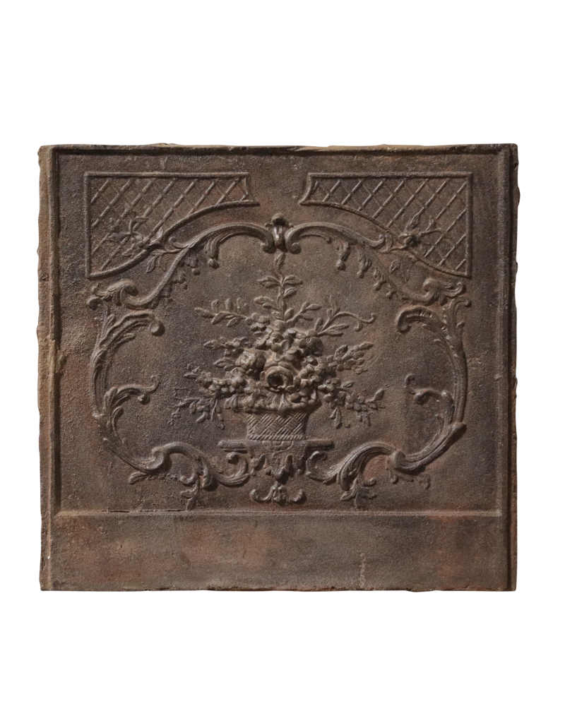 Maison Leon Van den Bogaert Plaque De Cheminée Romantique Avec Vase À Fleurs