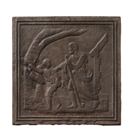 Placa chimenea Protector Chimenea Antiguo p0927