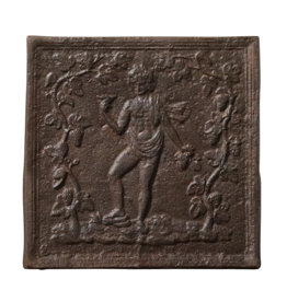 Maison Leon Van den Bogaert Plaque De Cheminée En Fonte Bacchus