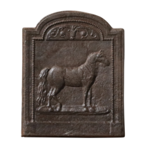 Decoratieve Haardplaat Met Een Paard