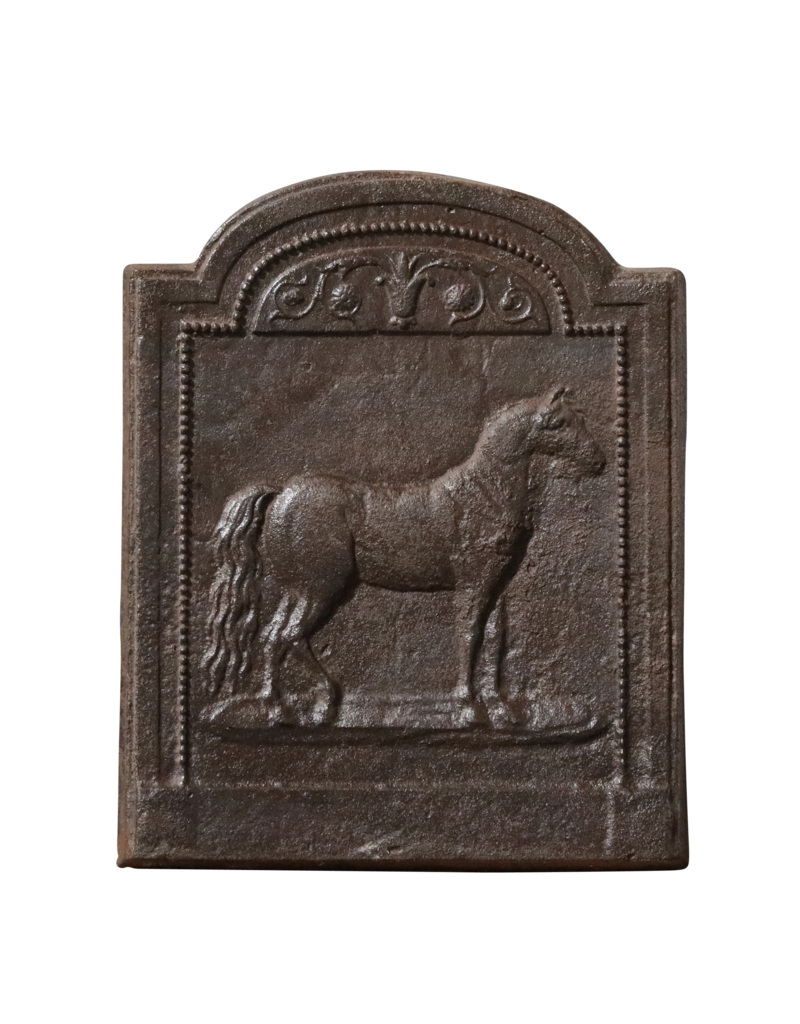 Decoratieve Haardplaat Met Een Paard
