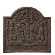Maison Leon Van den Bogaert Gusseiserner feuerrücken