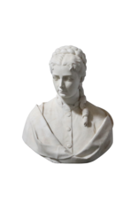 Maison Leon Van den Bogaert Markante Büste aus Statuenmarmor