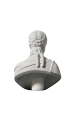 Maison Leon Van den Bogaert Markante Büste aus Statuenmarmor