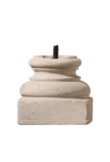 Maison Leon Van den Bogaert Small Pair of Limestone Base