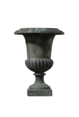 Maison Leon Van den Bogaert Kleine französische Vintage Vase aus Gusseisen