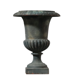 Maison Leon Van den Bogaert Kleine französische Vintage Vase aus Gusseisen