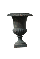 Small Vintage French Cast Iron Vase
