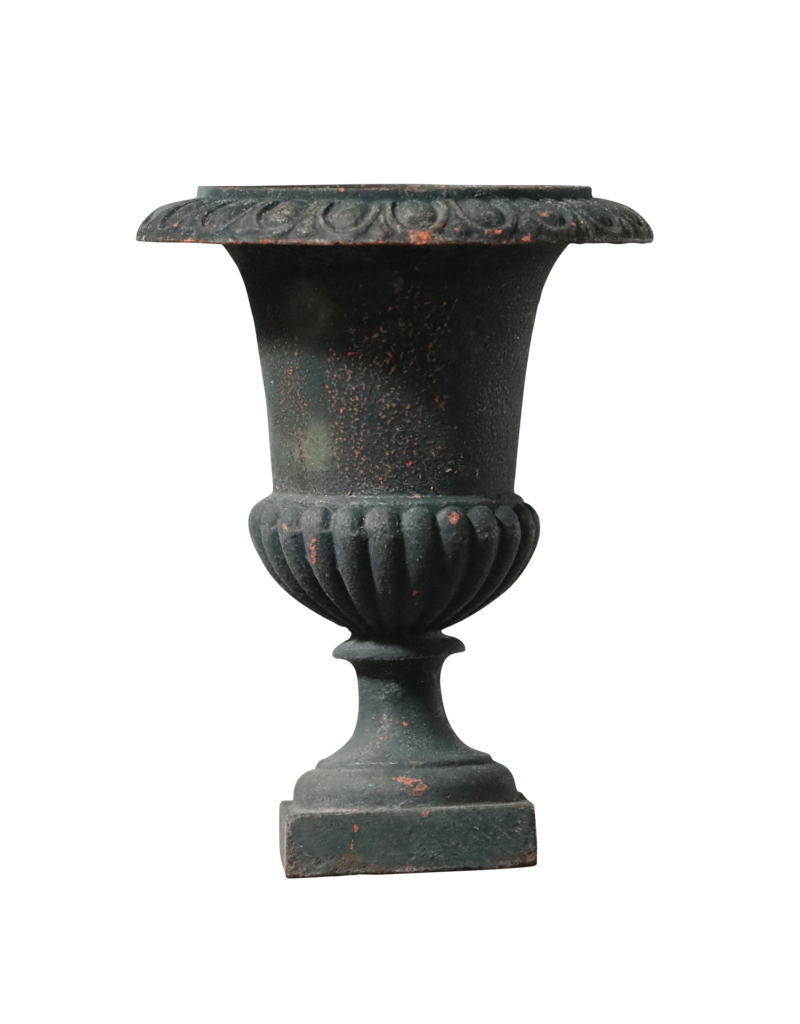 Petit Vase Vintage En Fonte Français