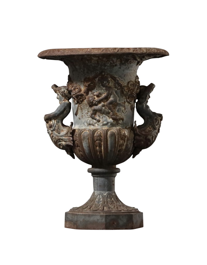 Maison Leon Van den Bogaert Medici-Vase aus französischem Gusseisen