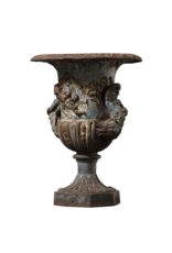 Maison Leon Van den Bogaert Medici-Vase aus französischem Gusseisen