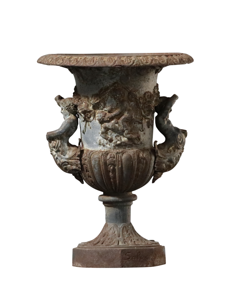 Medici-Vase aus französischem Gusseisen