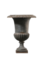 Maison Leon Van den Bogaert Französische Vintage Vase aus Gusseisen