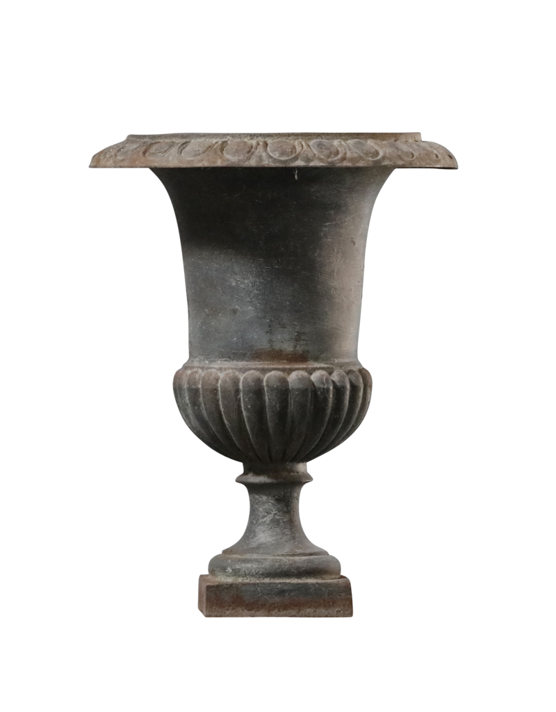 Vintage French Cast Iron Vase