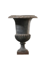 Vintage French Cast Iron Vase