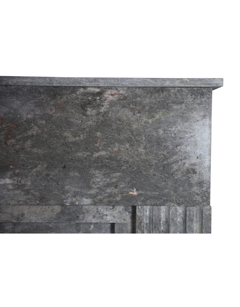 Maison Leon Van den Bogaert Art-déco-Kaminumrandung aus Marmor