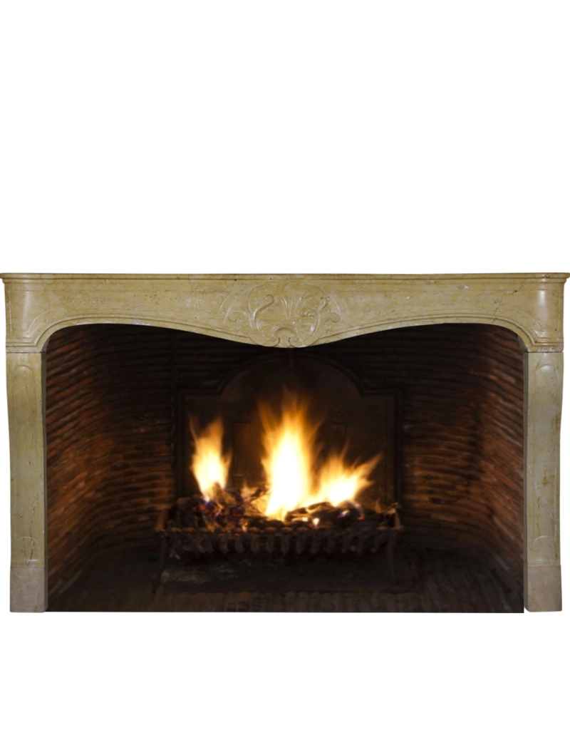 Wide Decorative Fireplace