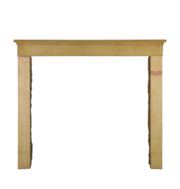 Maison Leon Van den Bogaert Straight Bicolor Stone Fireplace