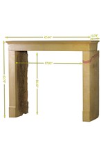 Maison Leon Van den Bogaert Chimenea Recta De Piedra Bicolor
