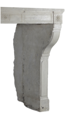 Maison Leon Van den Bogaert Original französischer Kamin aus Kalkstein