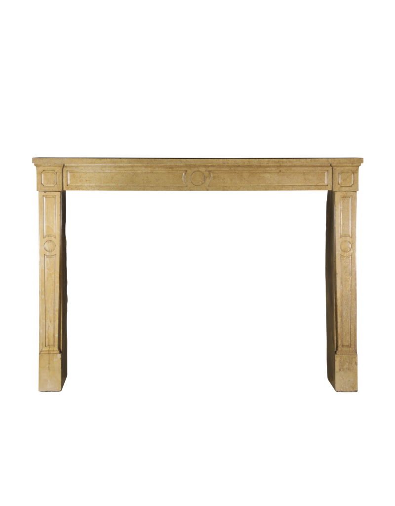 Maison Leon Van den Bogaert Fine Louis XVI Period Stone Fireplace