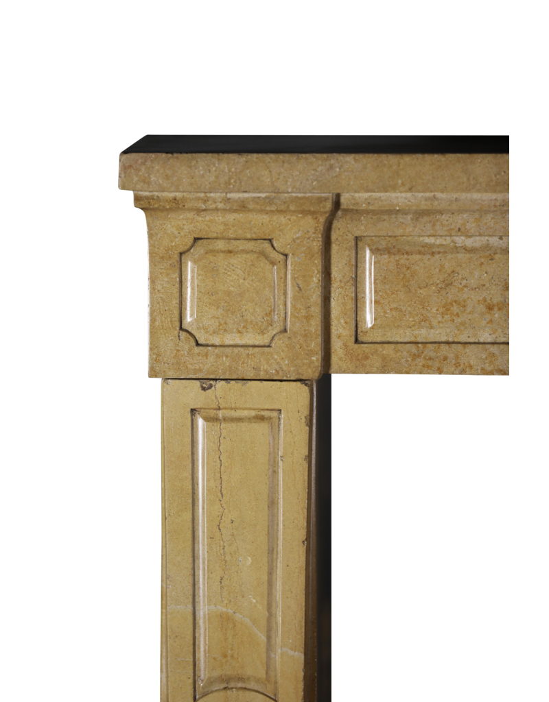 Maison Leon Van den Bogaert Fine Louis XVI Period Stone Fireplace