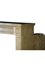 Maison Leon Van den Bogaert Fine Louis XVI Period Stone Fireplace