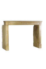 Maison Leon Van den Bogaert Fine Louis XVI Period Stone Fireplace