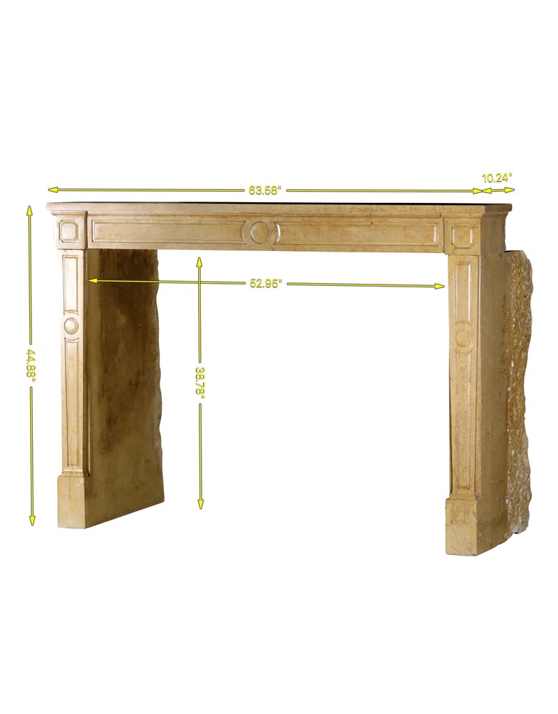 Maison Leon Van den Bogaert Feiner Louis XVI-Steinkamin
