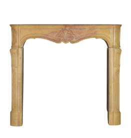 Maison Leon Van den Bogaert Französischer Louis XIV Zweifarbiger Steinkamin