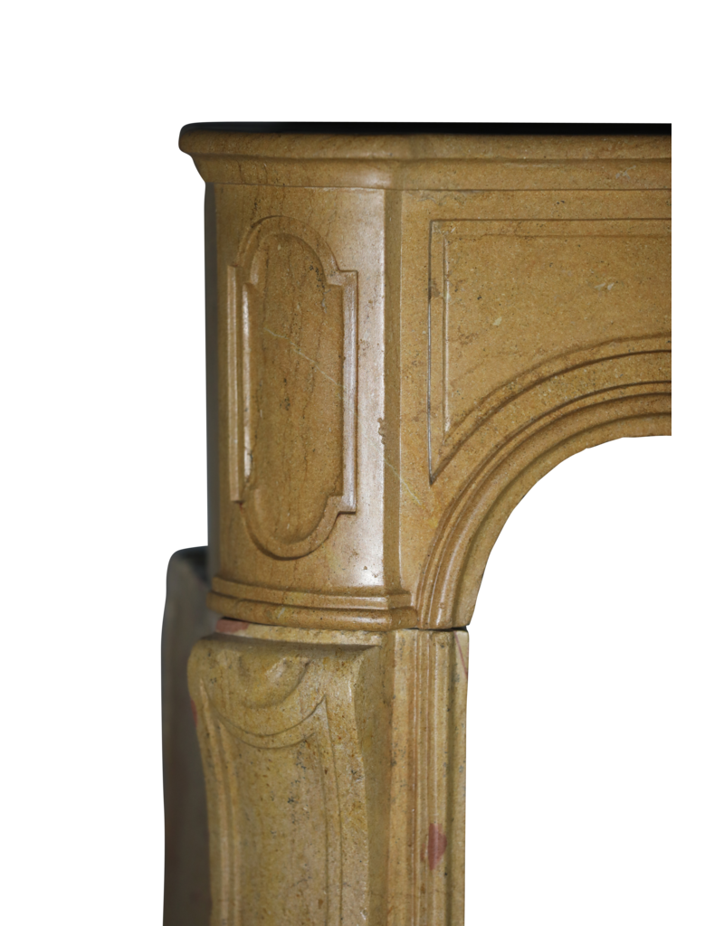 Maison Leon Van den Bogaert Franse Lodewijk XIV Tweekleurige Stenen Haard