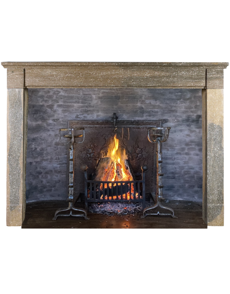 Maison Leon Van den Bogaert Französischer Vintage Kamin aus Stein