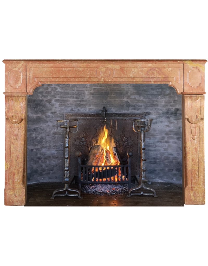Timeless Cosy Interior Stone Fireplace