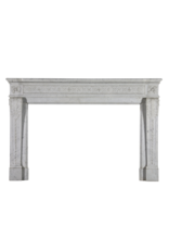 Haussmannien Classic White Marble Fireplace