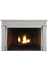 Haussmannien Classic White Marble Fireplace