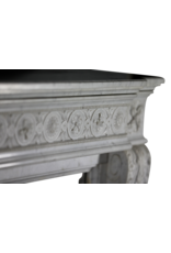 Maison Leon Van den Bogaert Chimenea Clásica De Mármol Blanco Haussmannien