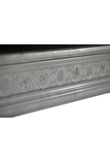 Haussmannien Classic White Marble Fireplace