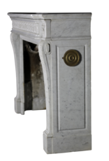 Maison Leon Van den Bogaert Haussmannien Classic White Marble Fireplace