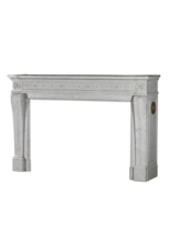 Haussmannien Classic White Marble Fireplace