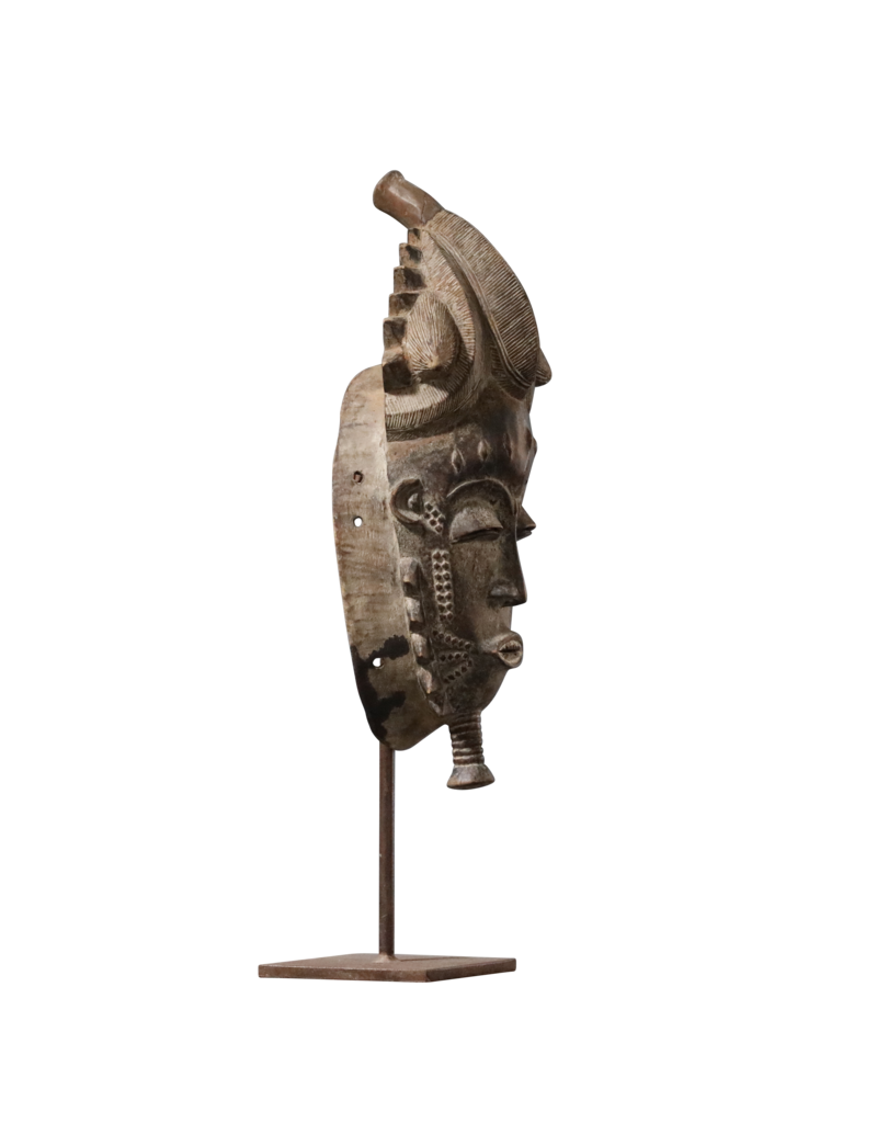 Maison Leon Van den Bogaert Masque Africain En Bois