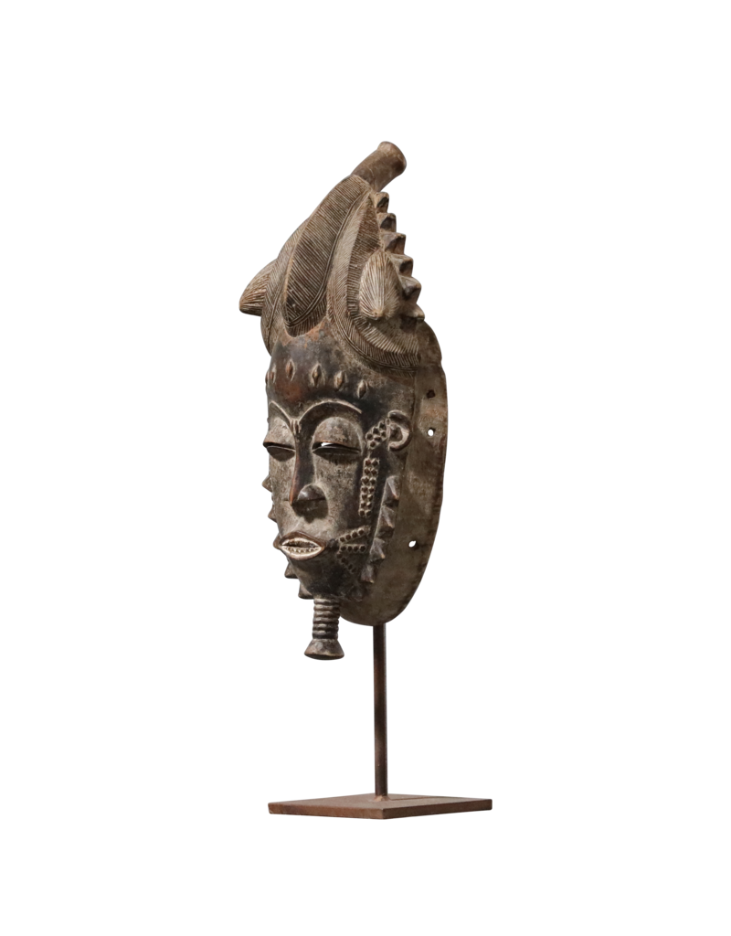 Maison Leon Van den Bogaert Masque Africain En Bois