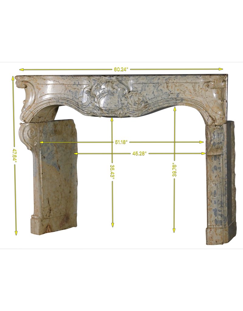 Exceptional 18th Century French Regency Period Fireplace Mantle