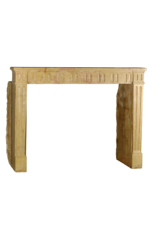 Maison Leon Van den Bogaert Timeless Multi Color French Stone Fireplace
