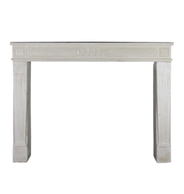 Classic French Limestone Fireplace